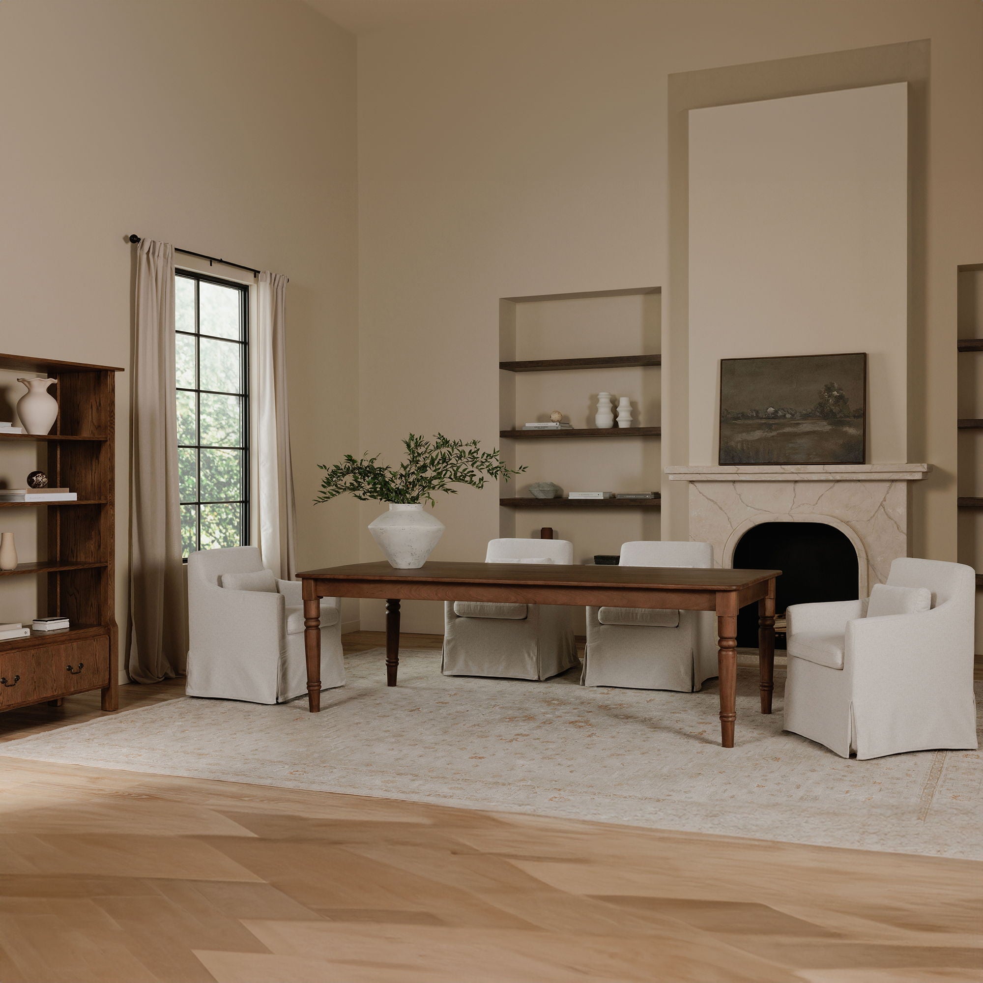 Russet - Dining Table - Brown