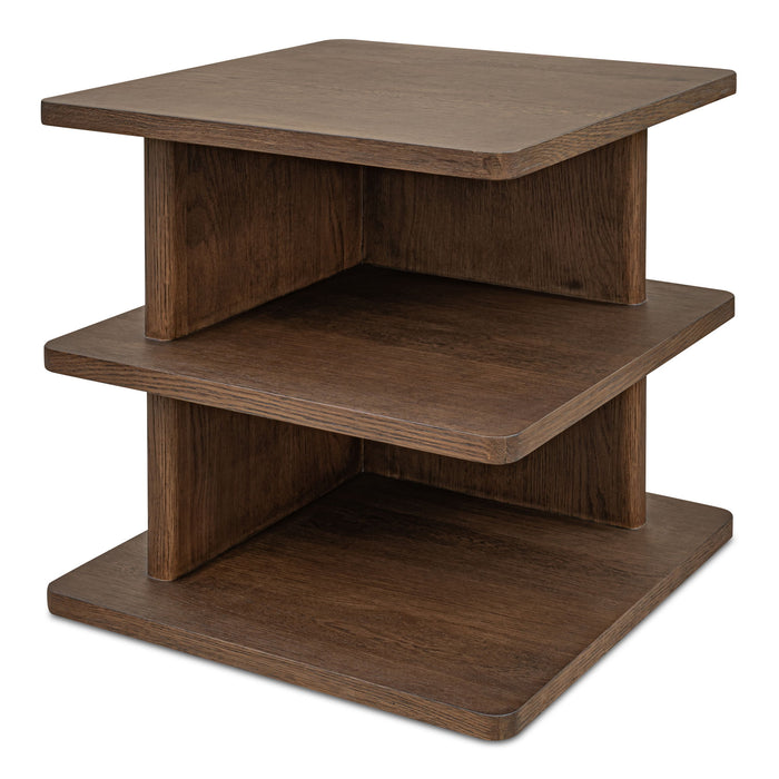 Casey - Side Table - Dark Brown