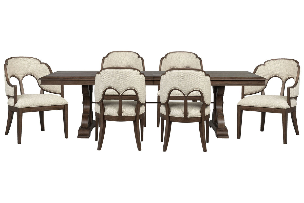 Jubilee - Extendable Trestle Dining Table Set