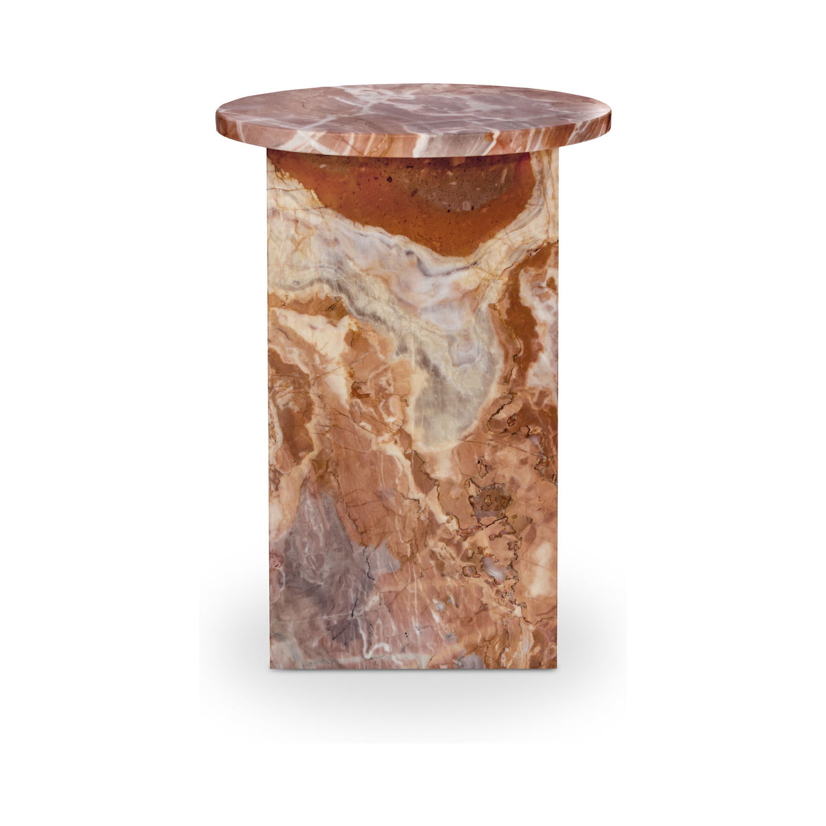 Grace - Accent Table Levante Marble - Orange
