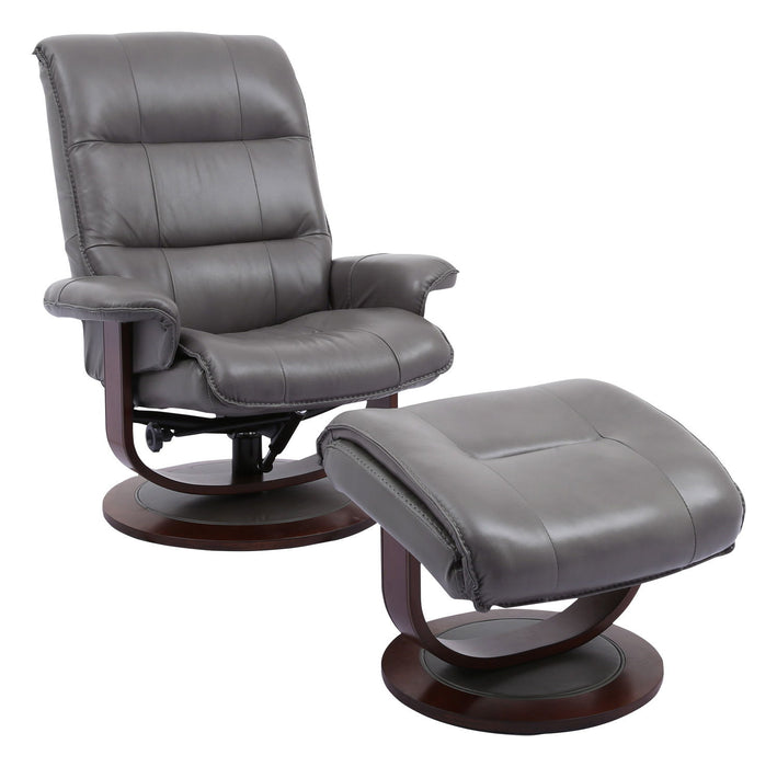 Knight - Manual Reclining Swivel Chair and Ottoman