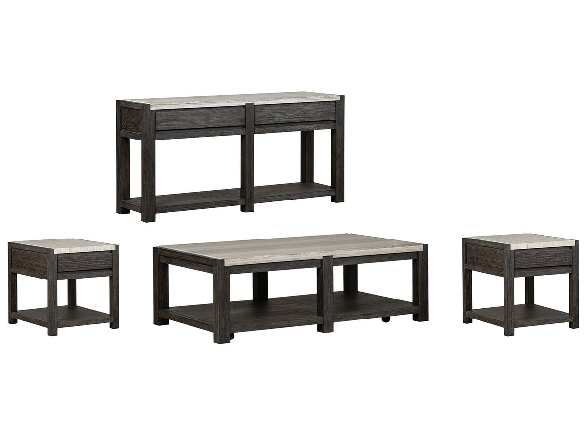 Plum Creek - Rectangular Cocktail Table Set