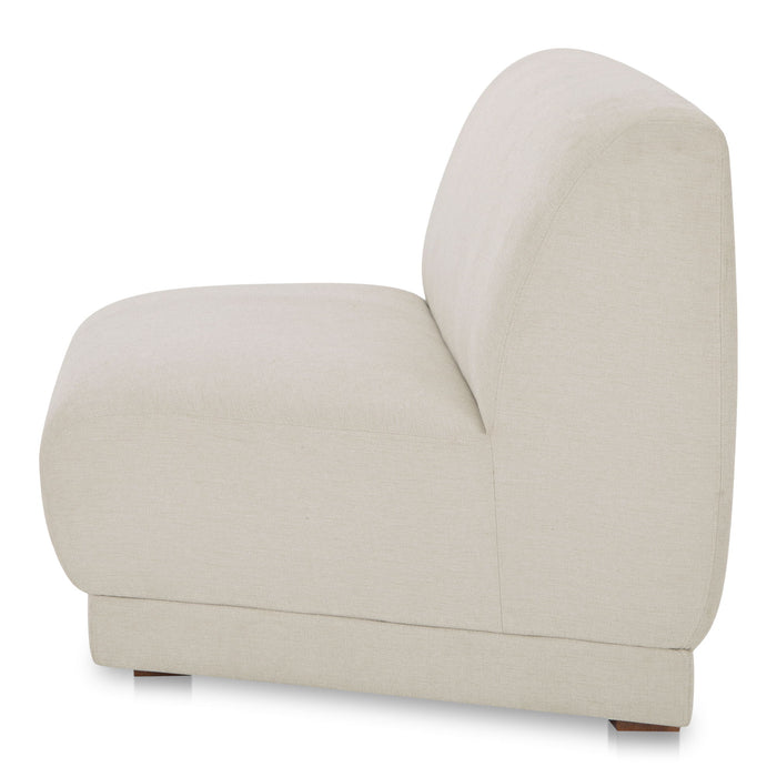 Fraser - Wedge Slipper Chair - Off White