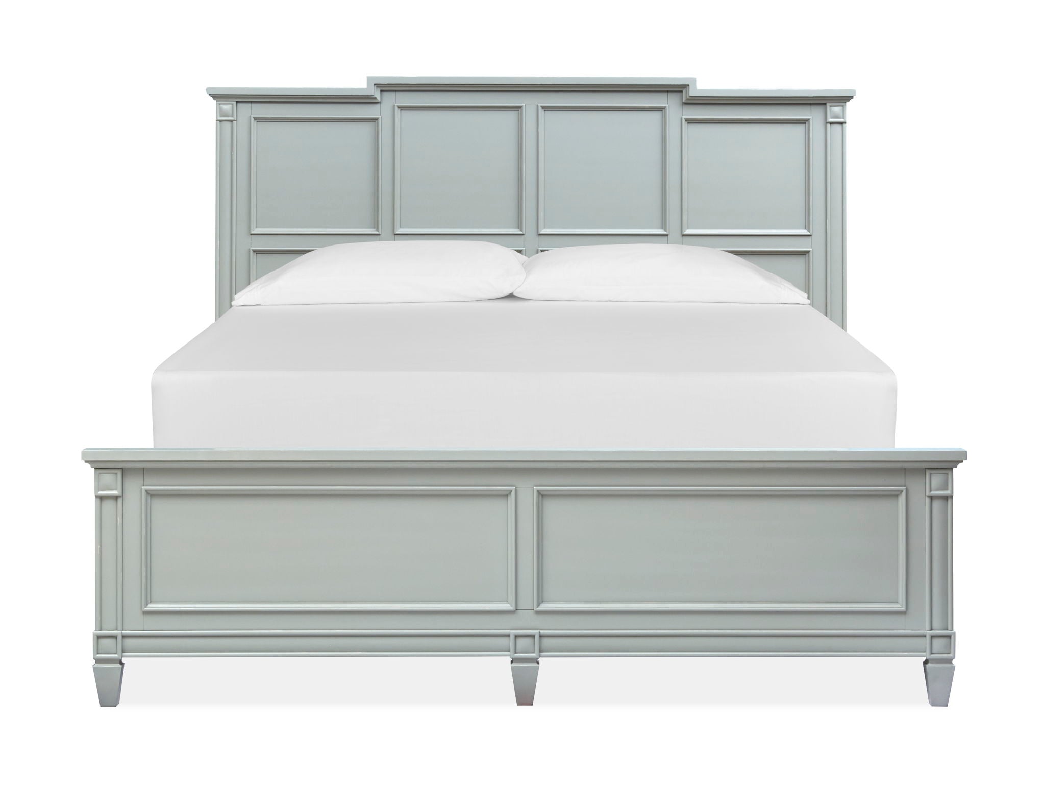 Glenbrook - Complete California King Panel Bed - Pebble