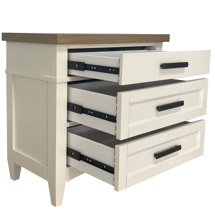 Americana Modern Bedroom - 2 Drawer Nightstand