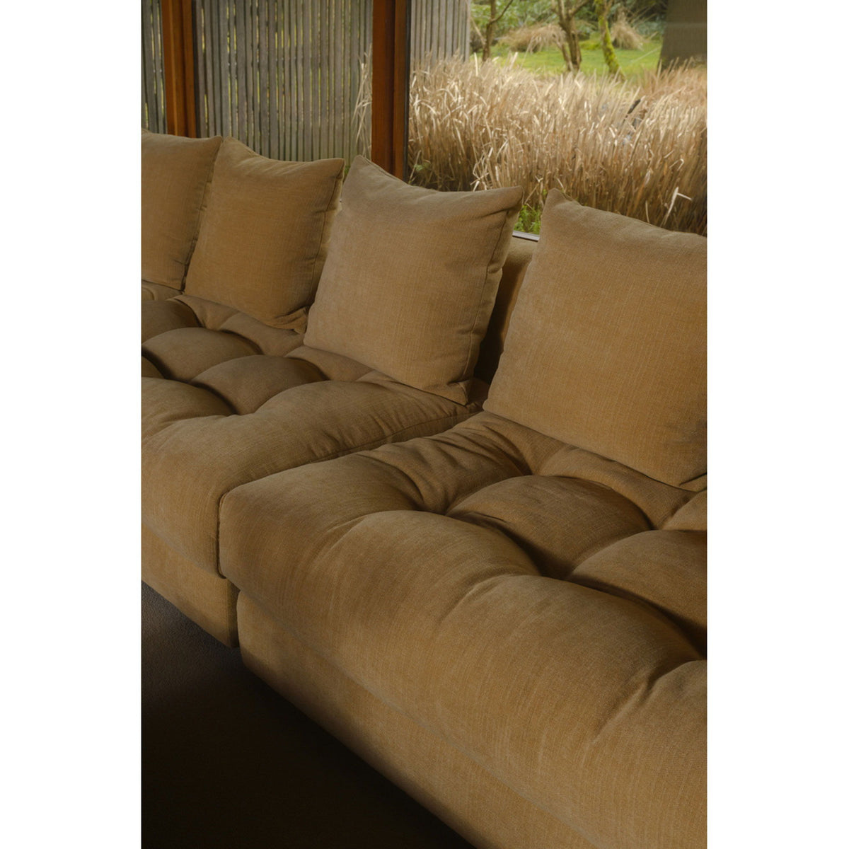 Davie - Right Arm Facing Chair - Golden Yellow