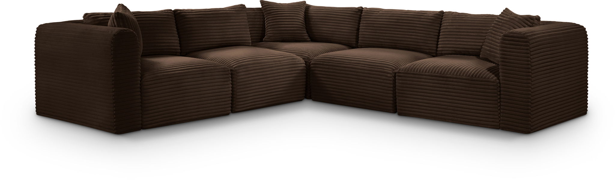Shaggy - 5 Piece Modular Corner Sectional