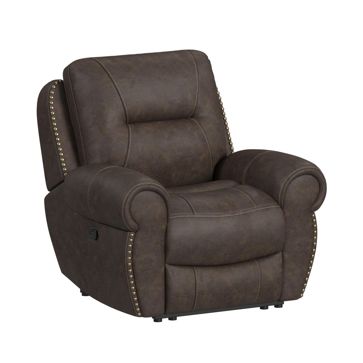 Topeka - Recliner - Rocky Brown