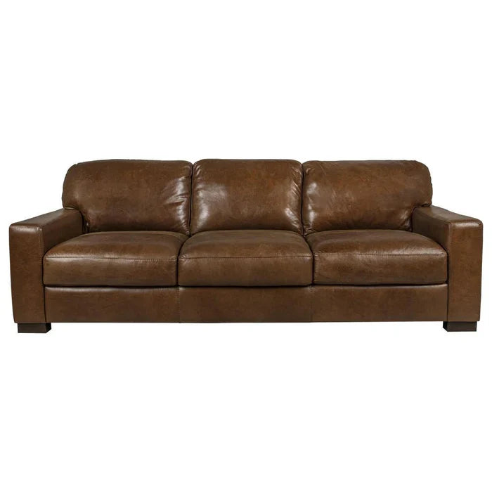 Beckham Chestnut Leather Sofa