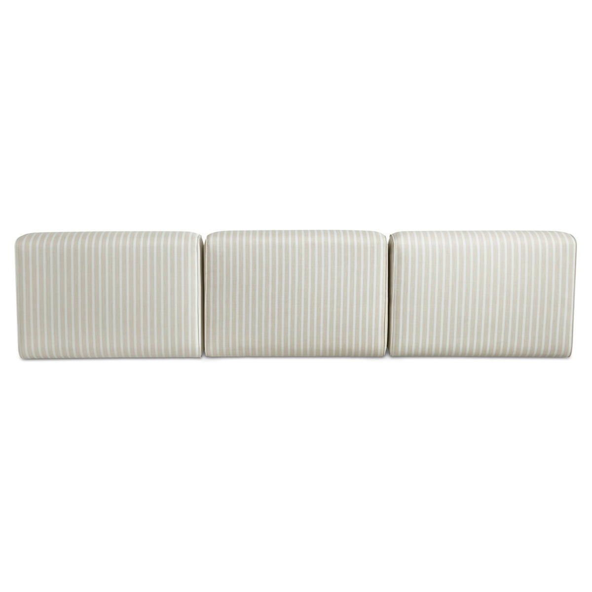 Sunseeker - 3 Piece Outdoor Sofa - Brown Stripe