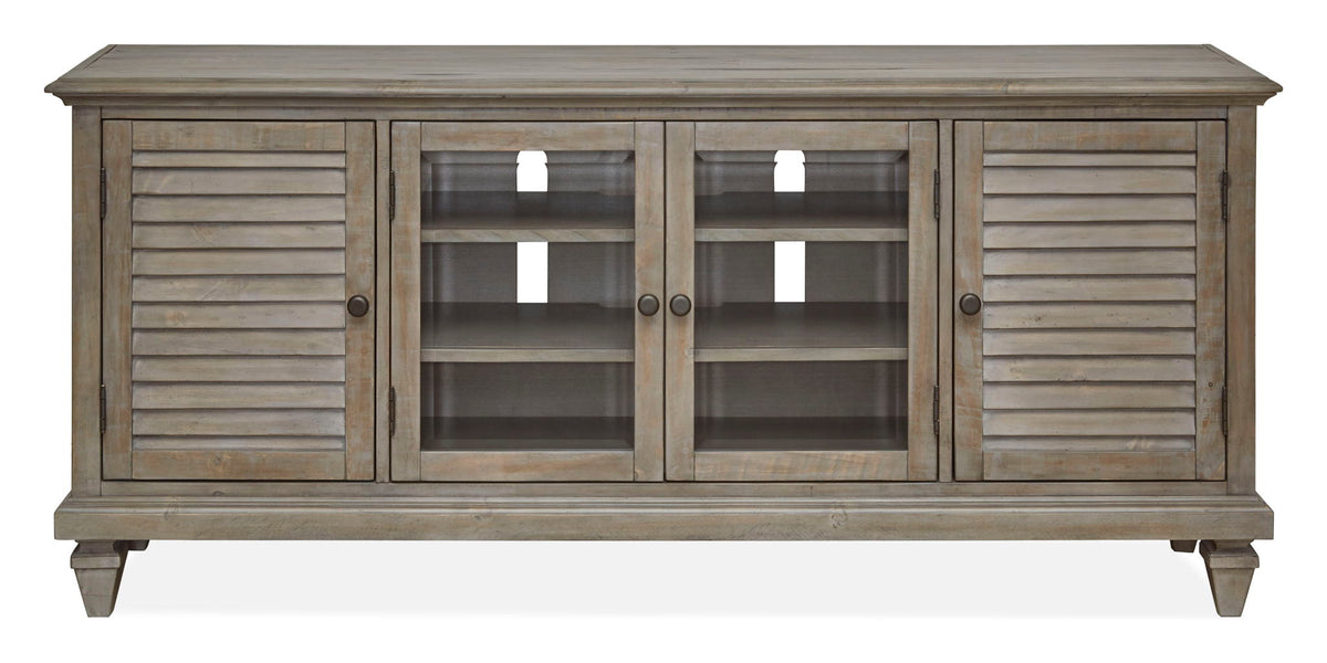 Calistoga - Rustic Entertainment Console - Dovetail Gray