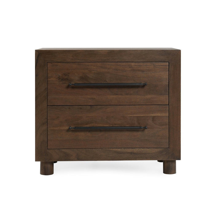 Jaxon - 2 Drawer Nightstand - Cocoa Brown