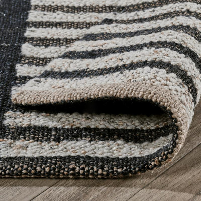 Kanso - Kofu Rug - Stripe Natural/Black