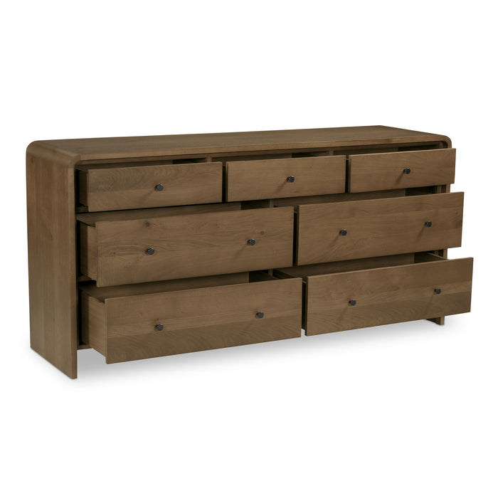 Riley - 7 Drawer Dresser - Oak
