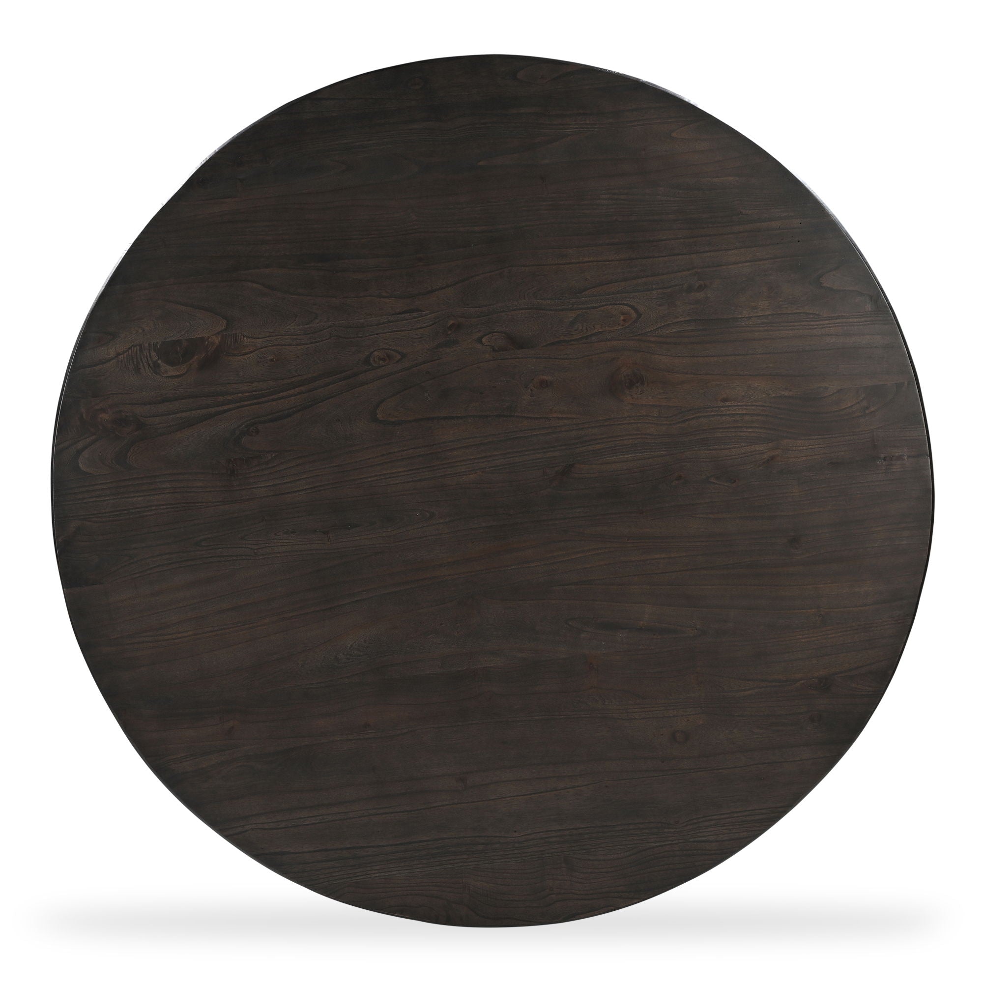 Glenn - Round Dining Table - Dark Brown