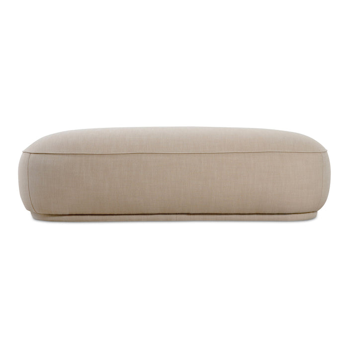 Marion - Rectangular Ottoman - Beige