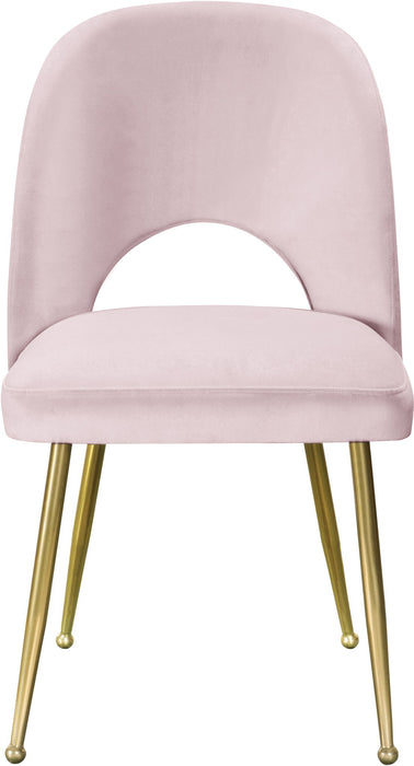 Logan - Dining Chair (Set of 2) - Gold Legs
