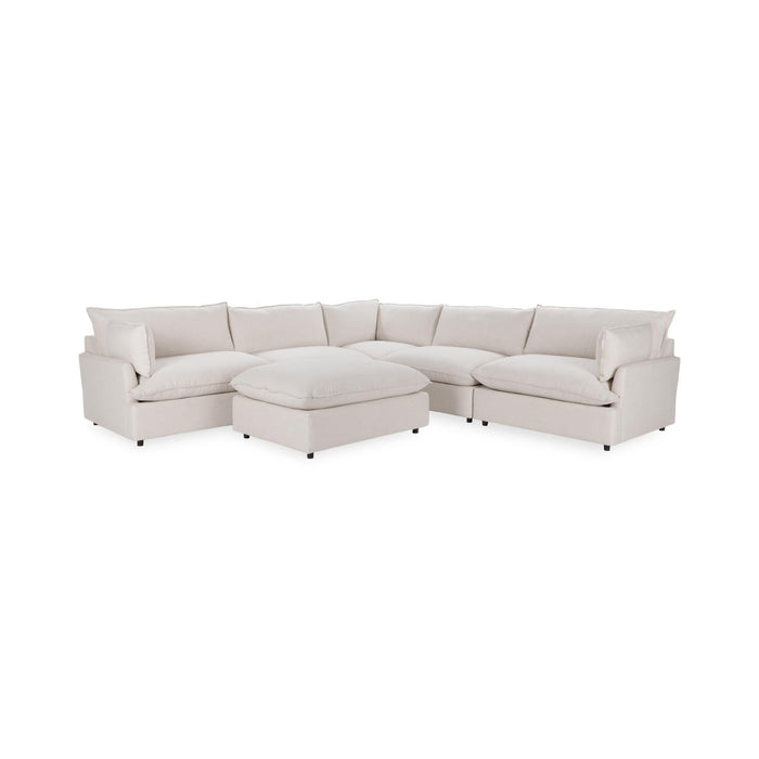 Caplan - 6 Piece Modular Sectional With Ottoman