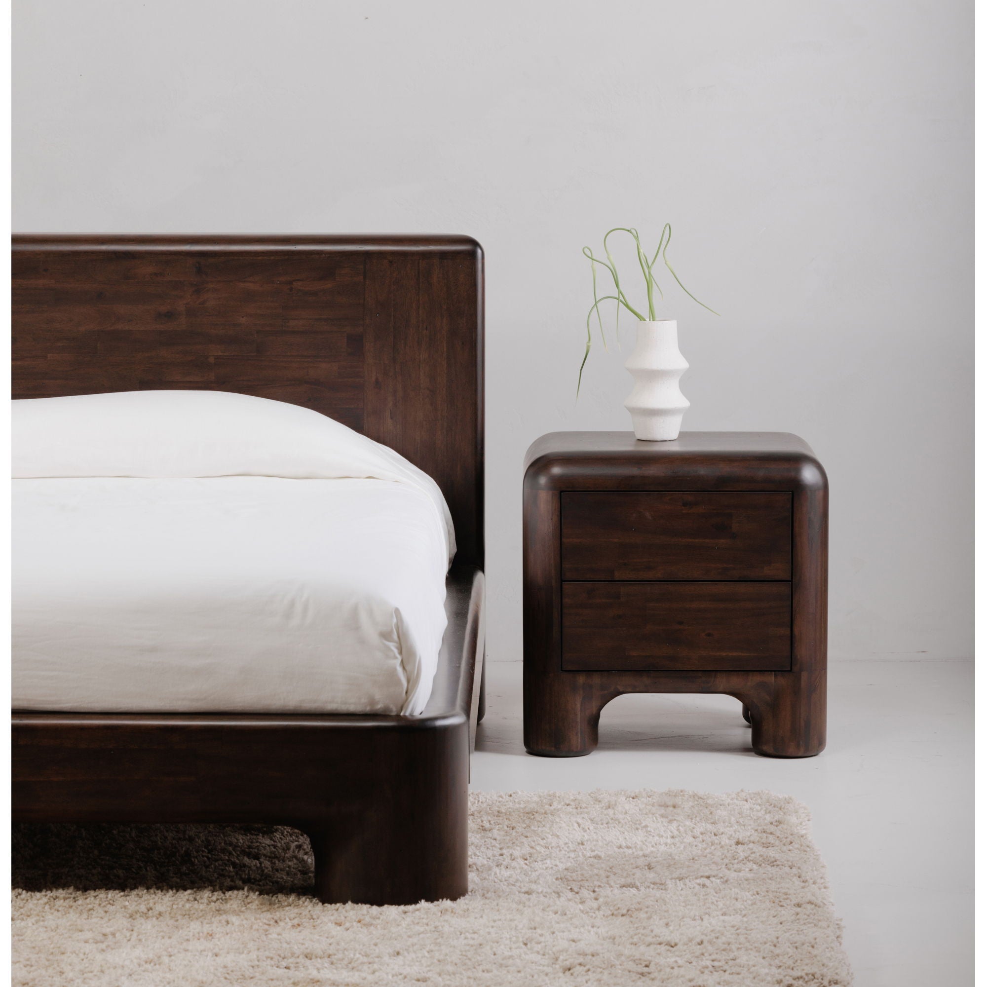 Rowan - Nightstand - Dark Brown