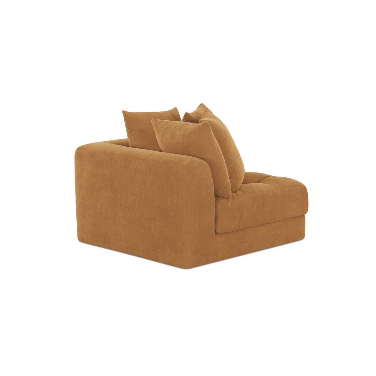 Davie - Right Arm Facing Chair - Golden Yellow