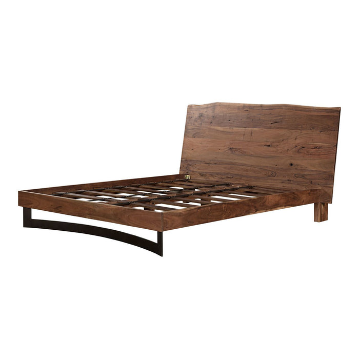 Bent - Queen Size Bed - Natural Stain