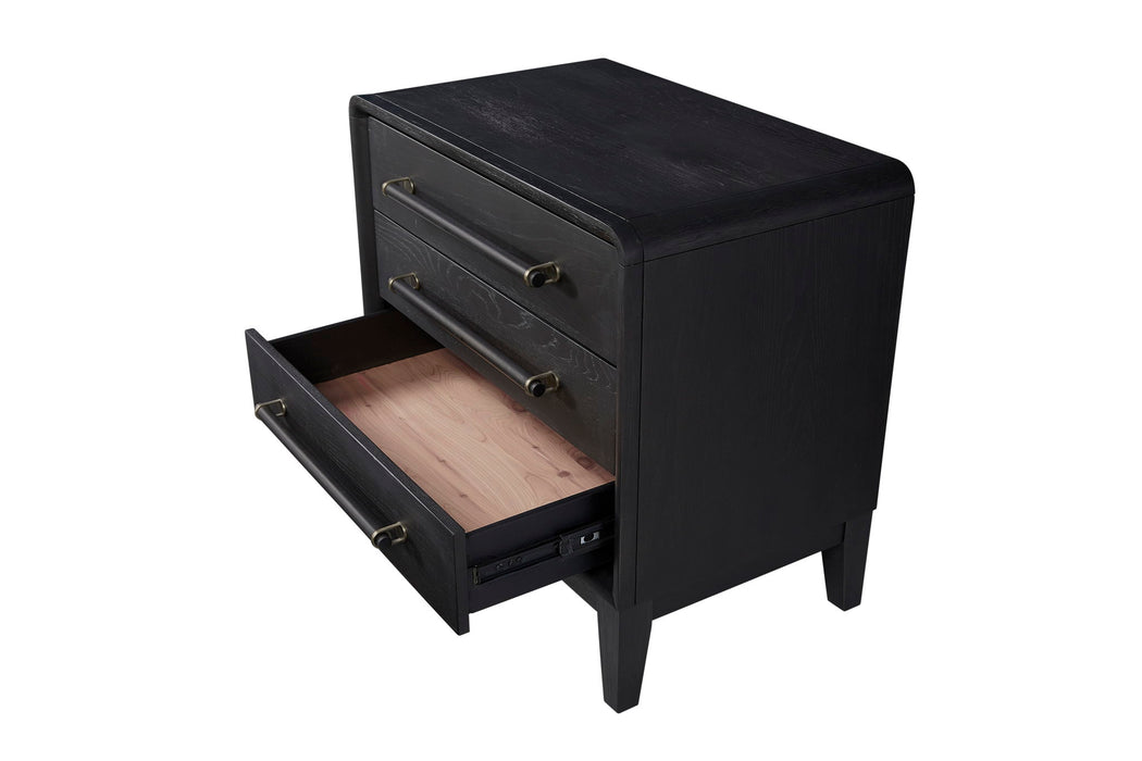 Elure - 3 Drawer Nightstand With USB