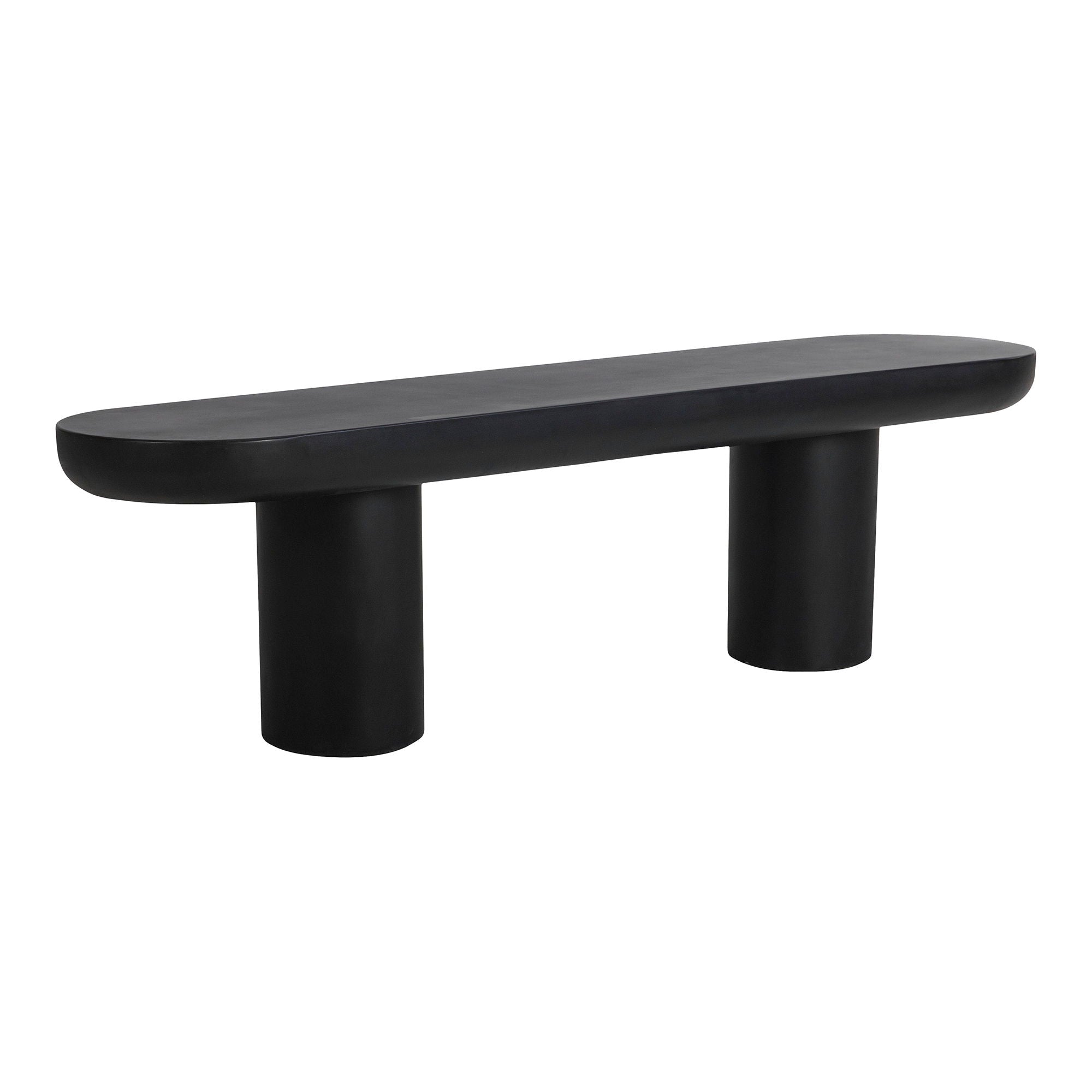 Rocca - Bench Concrete - Black