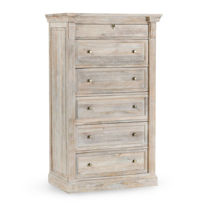 Adelaide - 6 Drawer Chest - Natural White Wash