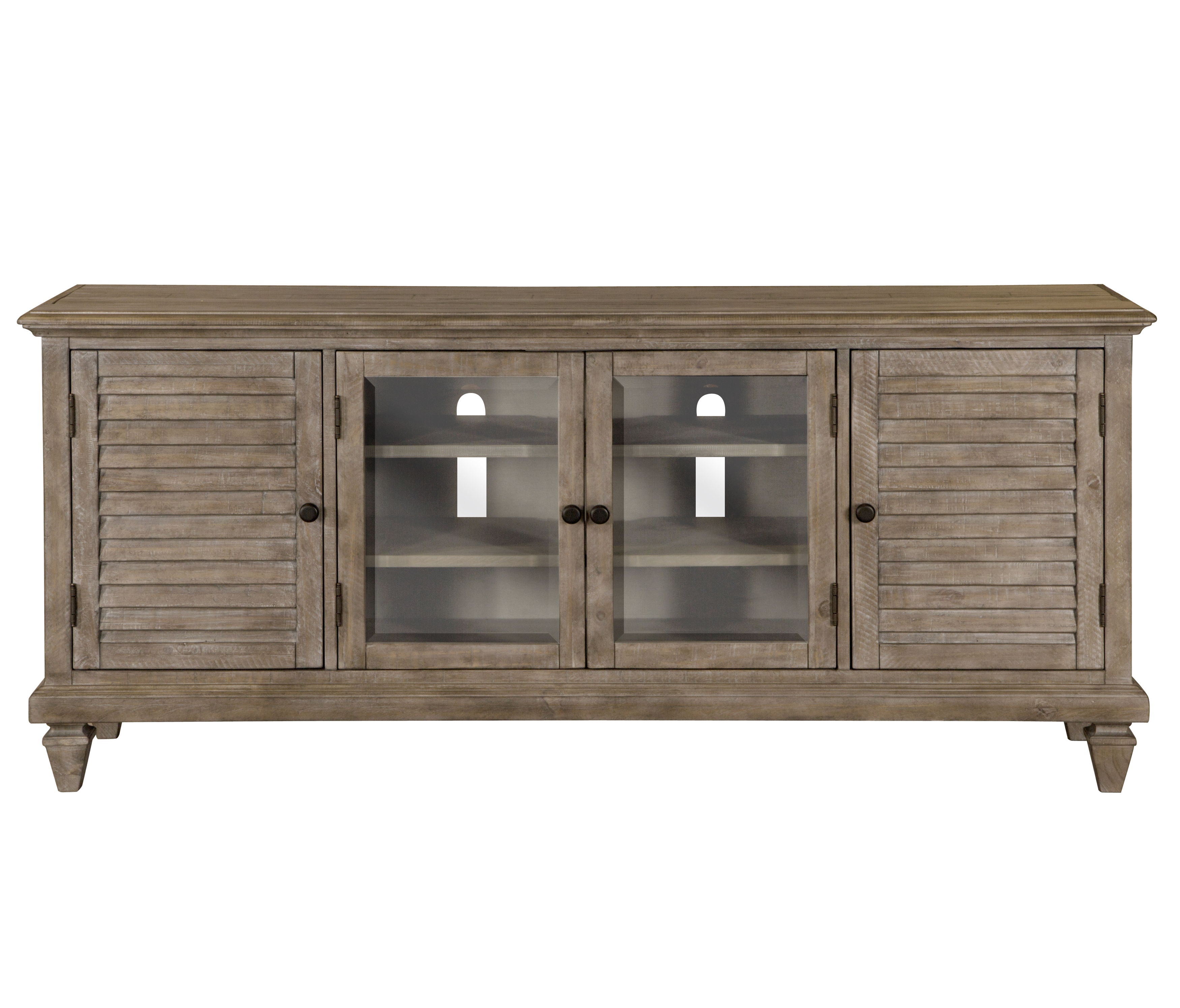Calistoga - Rustic Entertainment Console - Dovetail Gray