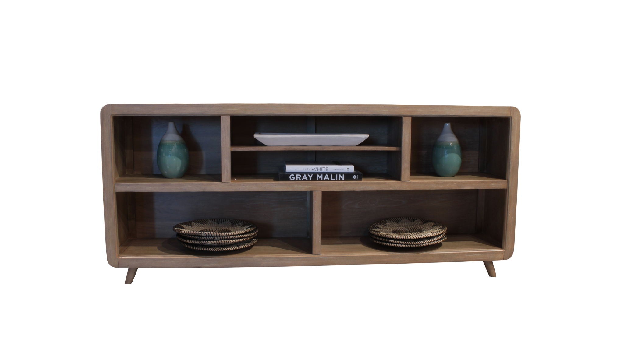 Escape - Open Multi-Purpose Console - Glazed Natural Oak