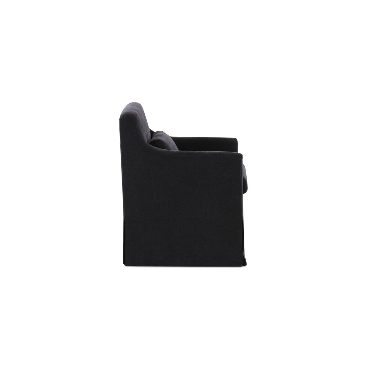 Lydia - Slipcover Dining Chair - Black