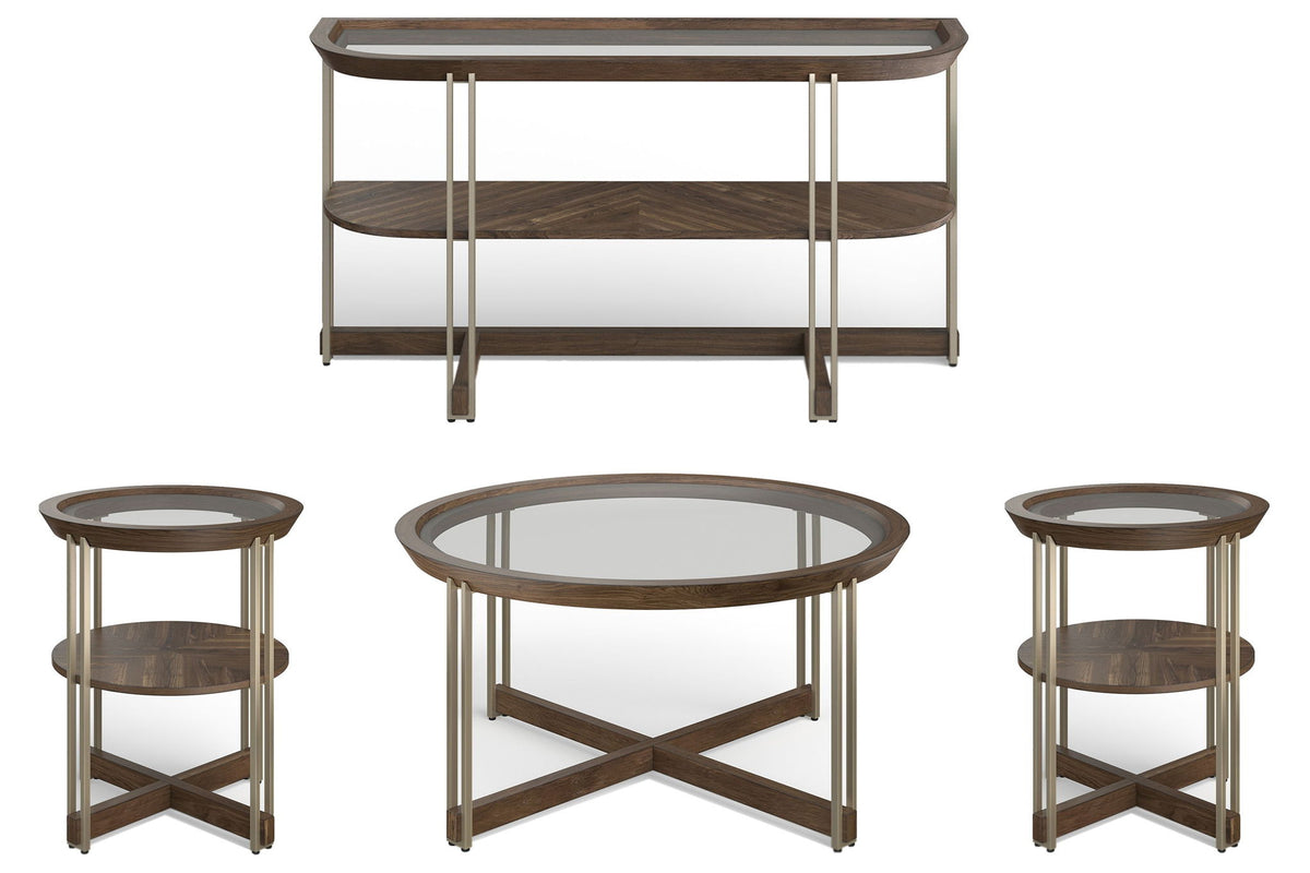 Elora - Round Cocktail Table Set
