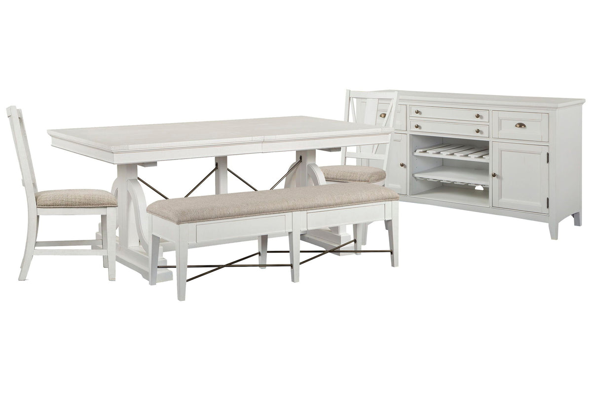 Heron Cove - Extendable Trestle Dining Table Set