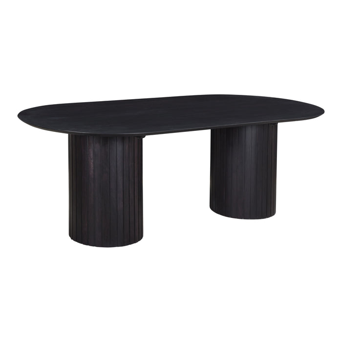 Povera - Acacia Wood Dining Table - Black