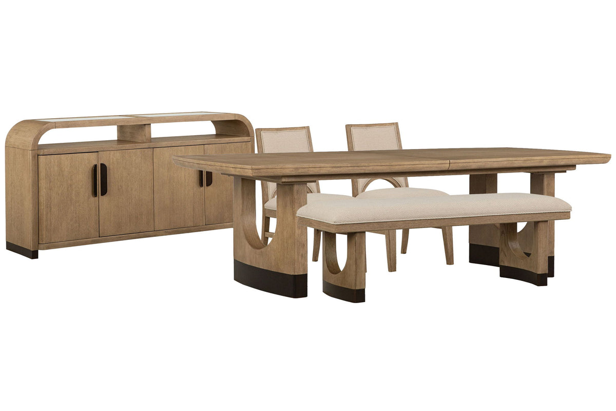 Tristan - Extendable Trestle Dining Table Set