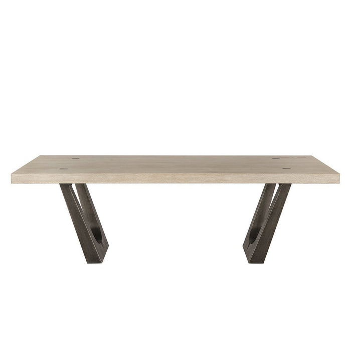 Kelso - 94" Dining Table - Suede Brown