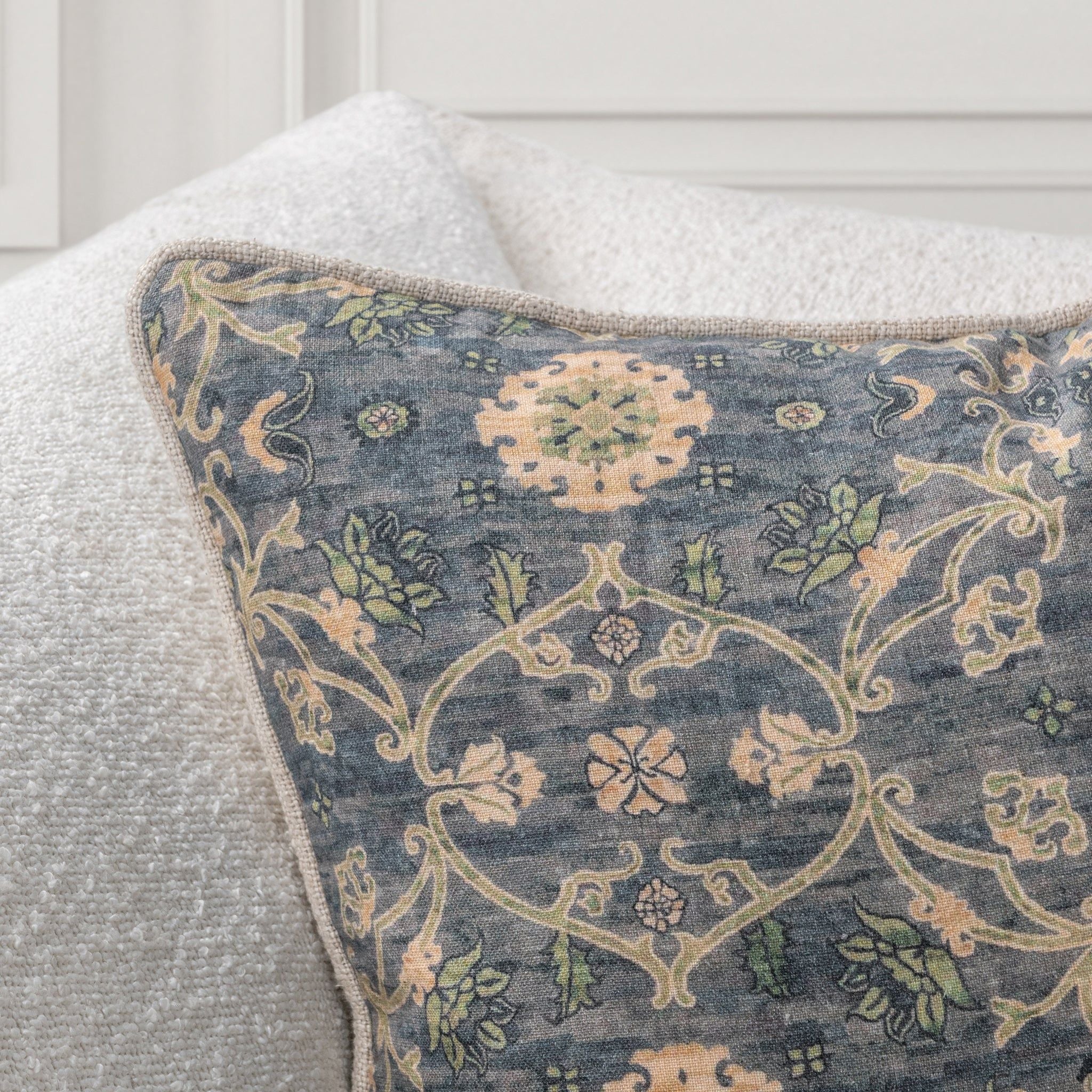 Ira - 22" x 22" Accent Pillow - Blue Sea Multi