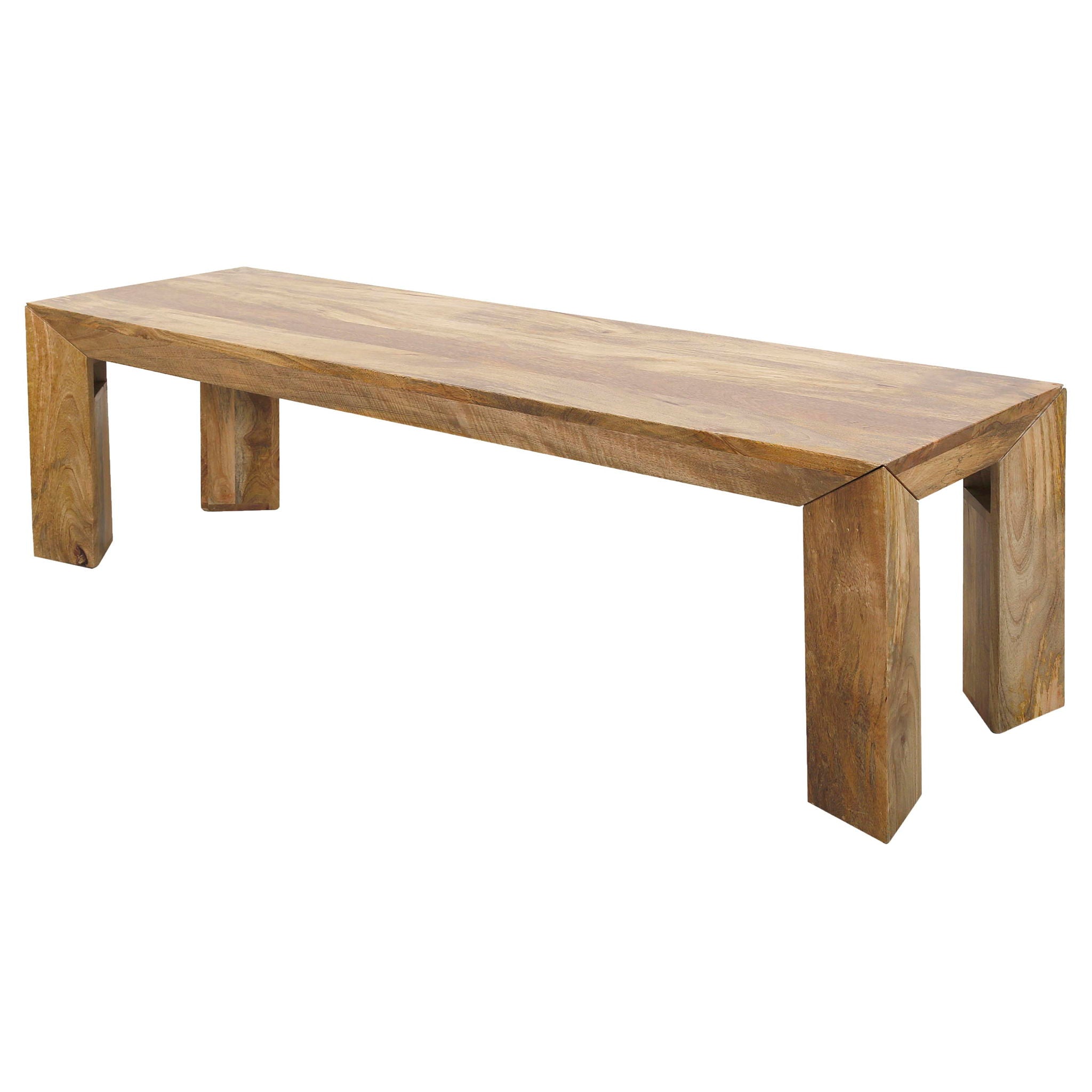 Crossings - Downtown Dining Bench - Amber