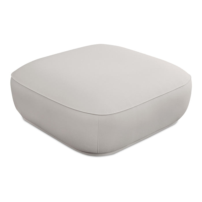 Marion - Square Ottoman - White
