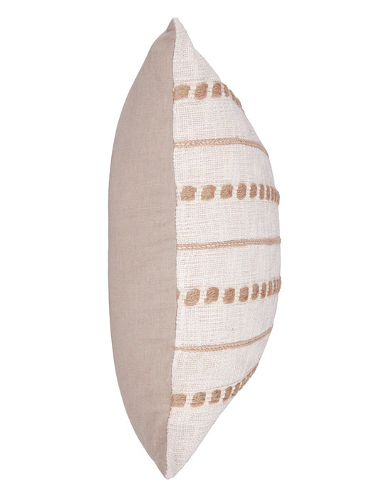 Melange - Lago Pillow - Ivory / Natural