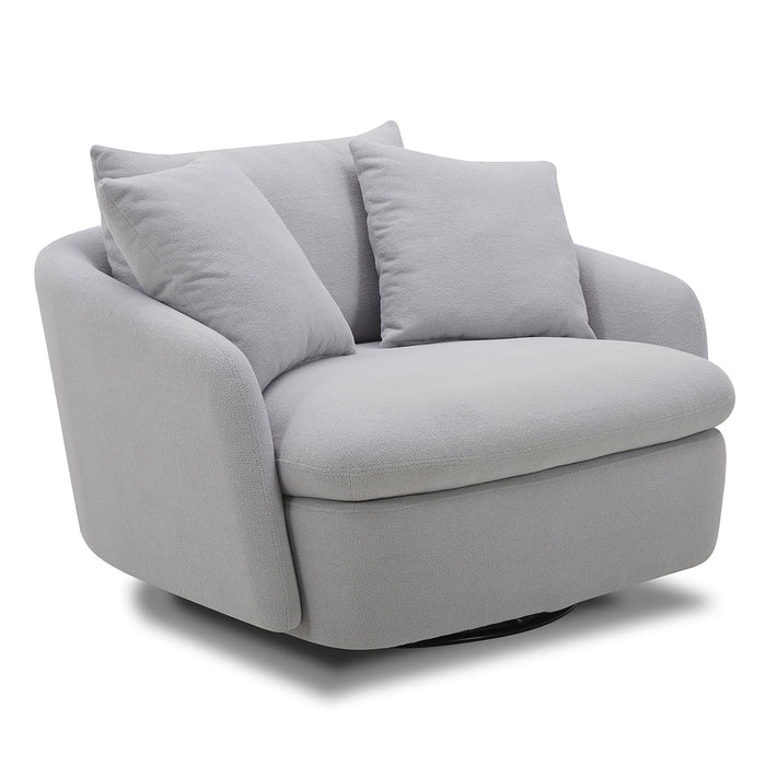 Boomer - Large Swivel Chair with 2 Pillows