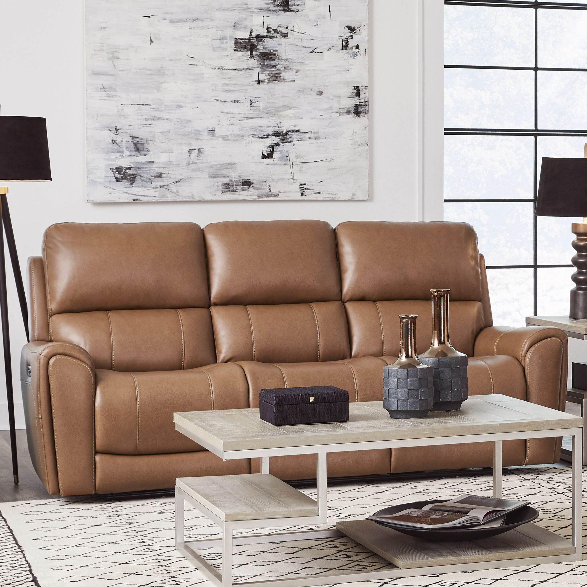 Hancock - Zero Gravity Power Reclining Sofa With Drop Down Table P3