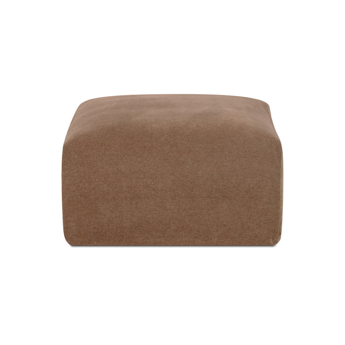 Isla - Accent Ottoman - Light Brown