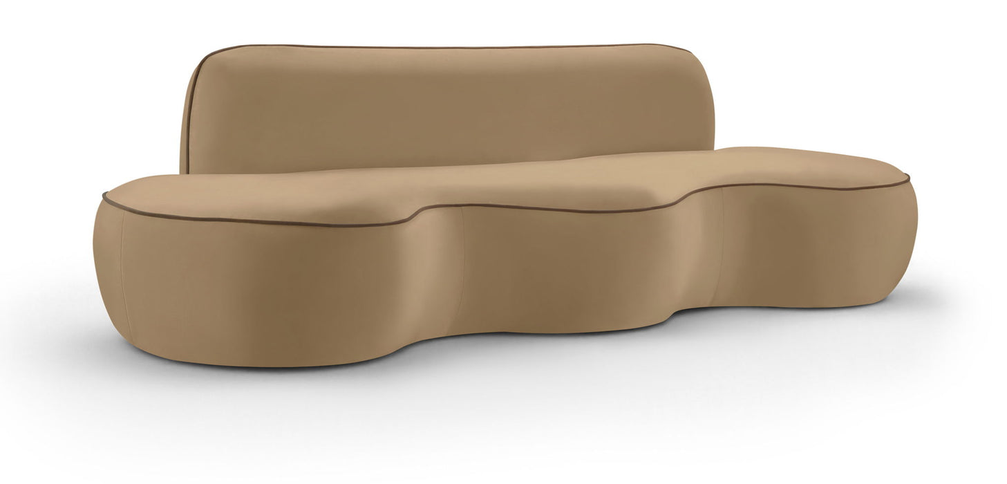 Swerve - Velvet 101" Upholstered Sofa