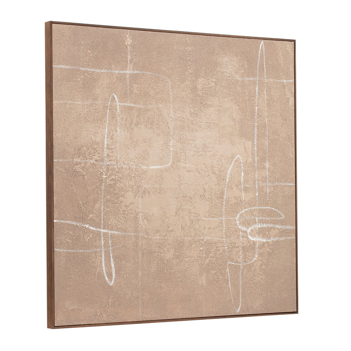 Notion - Canvas Art - Light Brown
