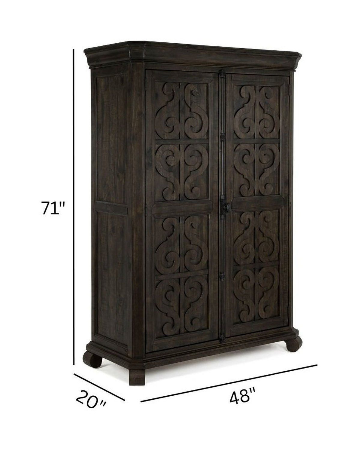 Bellamy - Door Chest - Peppercorn