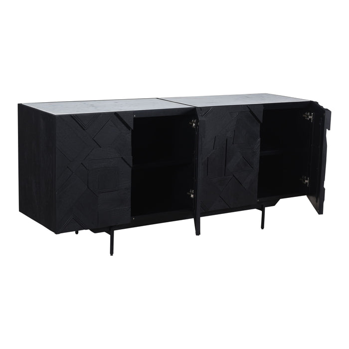 Kattan - Sideboard - Black - Wood