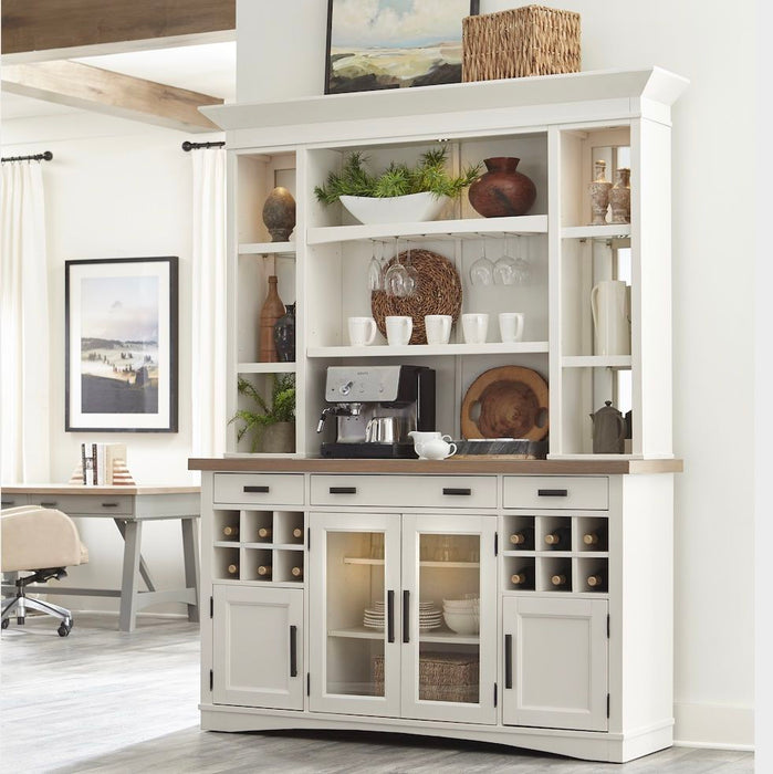 Americana Modern Dining - Buffet and Display Hutch - Cotton