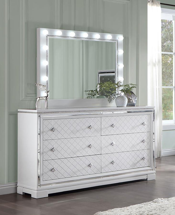 Eleanor - 6-Drawer Dresser With Mirror