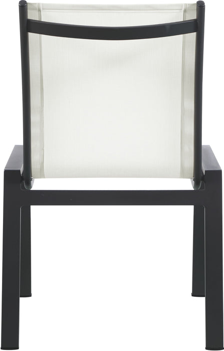 Nizuc - Outdoor Patio Dining Chair With Gray Frame (Set of 2)